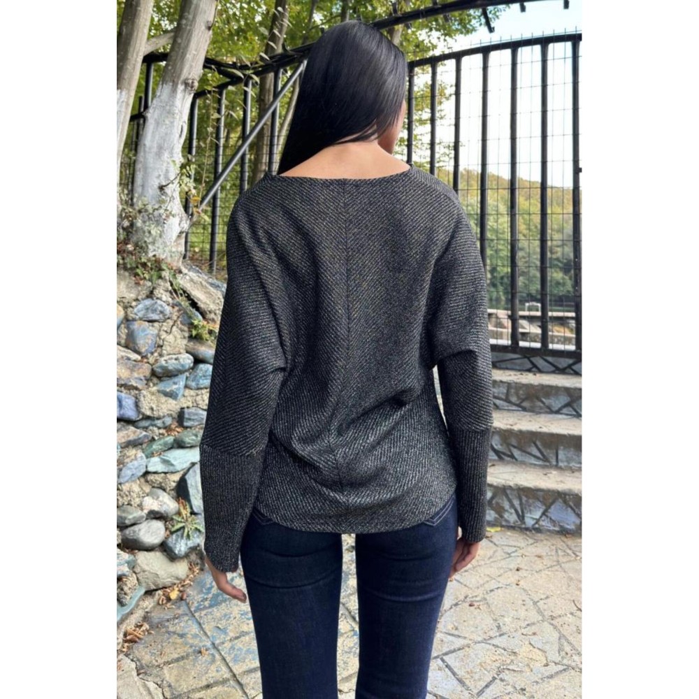 Pasaklı Giyim Pasaklı Giyim Kadın Kazak Siyah - Premium Kadın Giyim