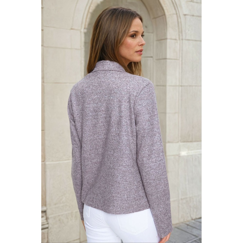 Pasaklı Giyim Pasaklı Giyim Kadın Yumoş Ceket Pudra - Premium Kadın Giyim