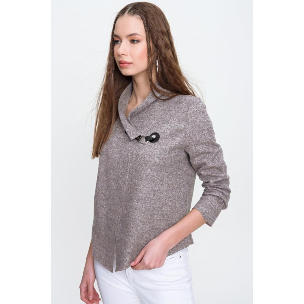 Pasaklı Giyim Pasaklı Giyim Kadın Yumoş Ceket Pudra - Premium Kadın Giyim