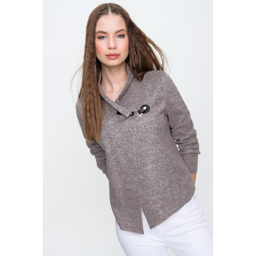 Pasaklı Giyim Pasaklı Giyim Kadın Yumoş Ceket Pudra - Premium Kadın Giyim