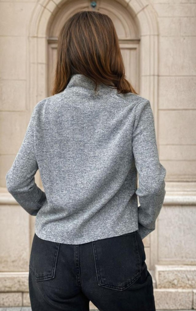 Pasaklı Giyim Kadın Yumoş Ceket 2976275 Gri