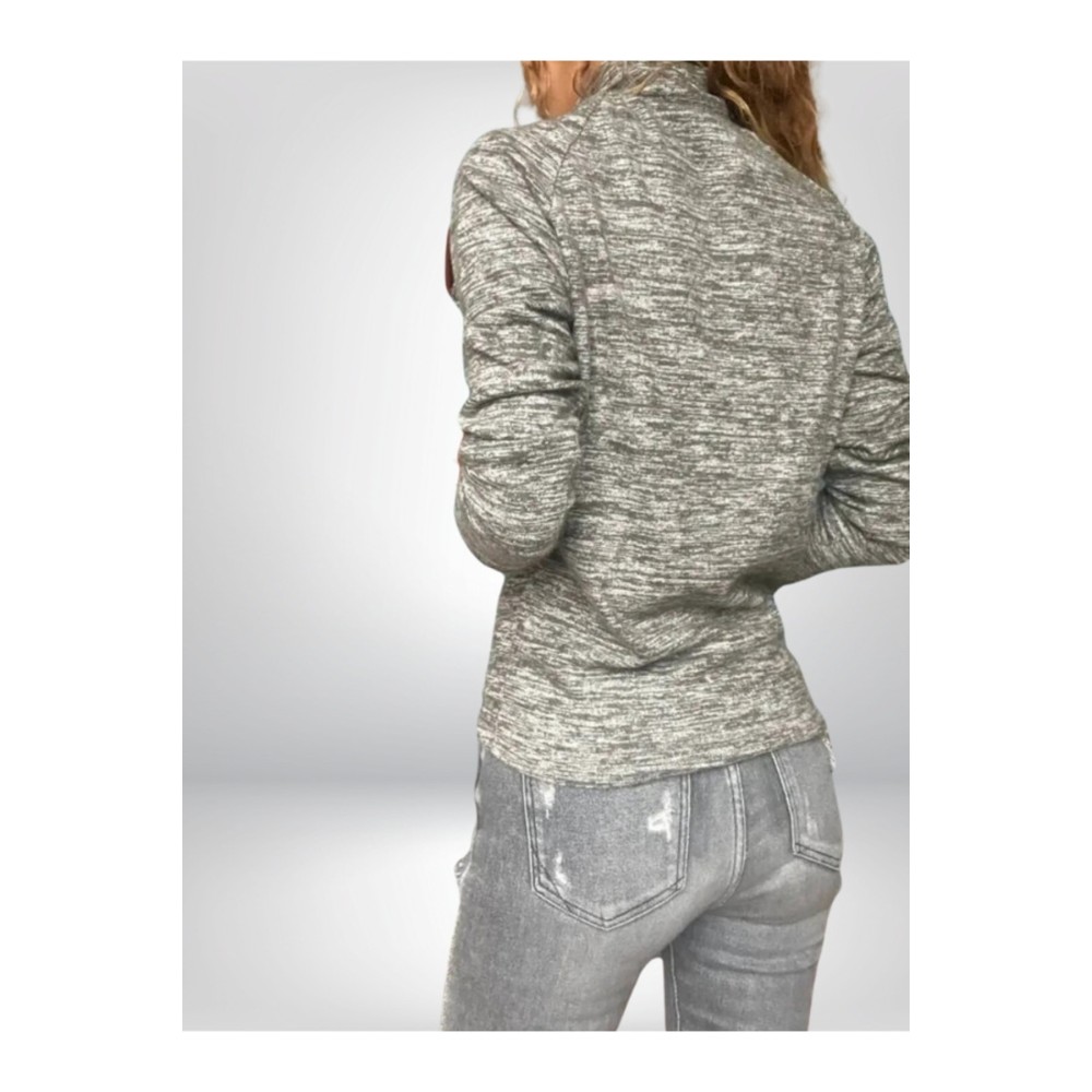 Pasaklı Giyim Pasaklı Giyim Kadın Balıkçı Yaka Düğmeli Yumoş Yün Kazak Haki - Premium Kadın Giyim